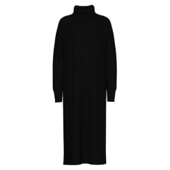 PIECES dame strikkjole PCMALOU - Black
