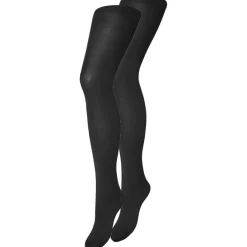 PIECES dame strømpebukser 40 DEN PCNEW NIKOLINE - Black