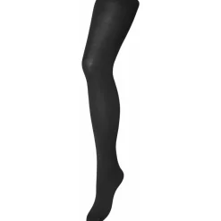 PIECES dame strømpebukser 40 DEN PCNEW NIKOLINE - Black