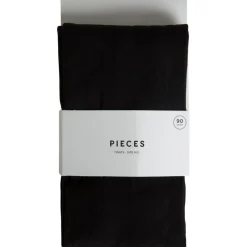 PIECES dame strømpebukser 90 DEN PCNEW NIKOLINE - Black Outlet