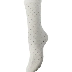 PIECES dame strømper PCSEBBY - Silver Lining mini dots in sky captain New