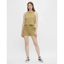 PIECES dame sweatshorts PCCHILLI SUMMER - Khaki Hot