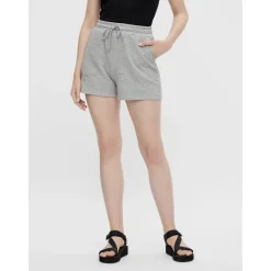 PIECES dame sweatshorts PCCHILLI SUMMER - Light Grey Melange