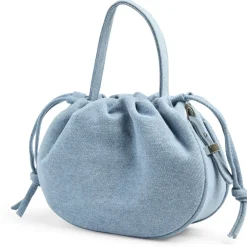 PIECES dame taske PCBALLOON - Light Blue Denim Silver