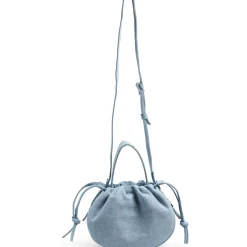 PIECES dame taske PCBALLOON - Light Blue Denim Silver