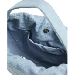 PIECES dame taske PCBALLOON - Light Blue Denim Silver