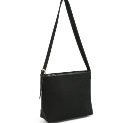 PIECES dame taske PCPONY - Black white stiching Hot