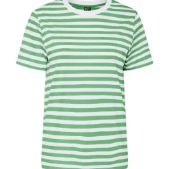 PIECES dame tee PCRIA - Absinthe Green BRIGHT WHITE Clearance
