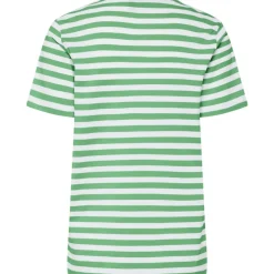 PIECES dame tee PCRIA - Absinthe Green BRIGHT WHITE Clearance