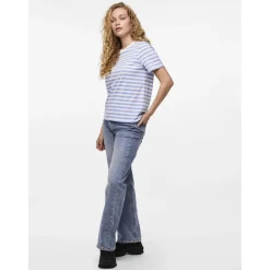 PIECES dame tee PCRIA - Hydrangea BRIGHT WHITE