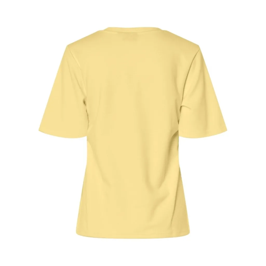 PIECES dame tee PCSKYLAR - pale banana Online