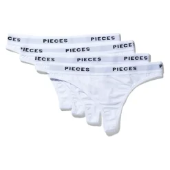 PIECES dame thong PCLOGO - Bright White Sale