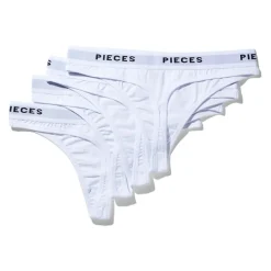 PIECES dame thong PCLOGO - Bright White Sale