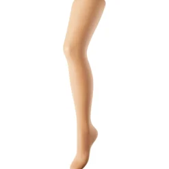 PIECES dame tights PCSHAPER - Tan Clearance