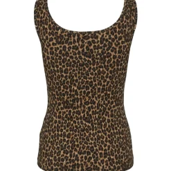 PIECES dame top PCKITTE - Black Leo Hot