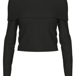 PIECES dame top PCLAYA - Black
