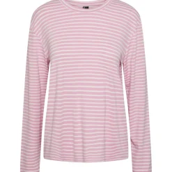 PIECES dame top PCMALULJE - Pastel Lavender BRIGHT WHITE New