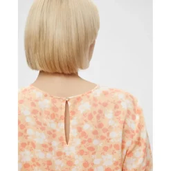PIECES dame top PCNYA - Apricot Clearance
