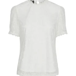 PIECES dame top PCOLLINE - Cloud Dancer