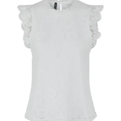 PIECES dame top PCOLLINE - Cloud Dancer Clearance