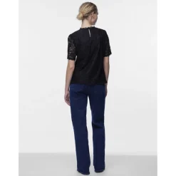 PIECES dame top PCOLLINE - Black New