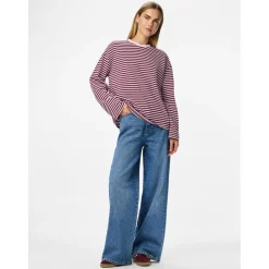 PIECES dame top PCSADIE - Tawny Port Clearance