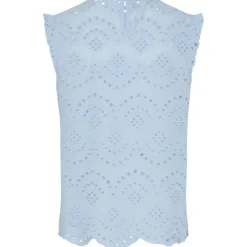 PIECES dame top PCVILDE - Cashmere Blue Online
