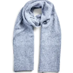 PIECES dame tørklæde PCMOCCA - Light Grey Melange Hot