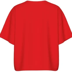 PIECES dame T-shirt PCCHILLI SUMMER - Poppy Red Clearance