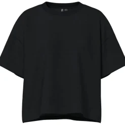 PIECES dame T-shirt PCCHILLI SUMMER - Black