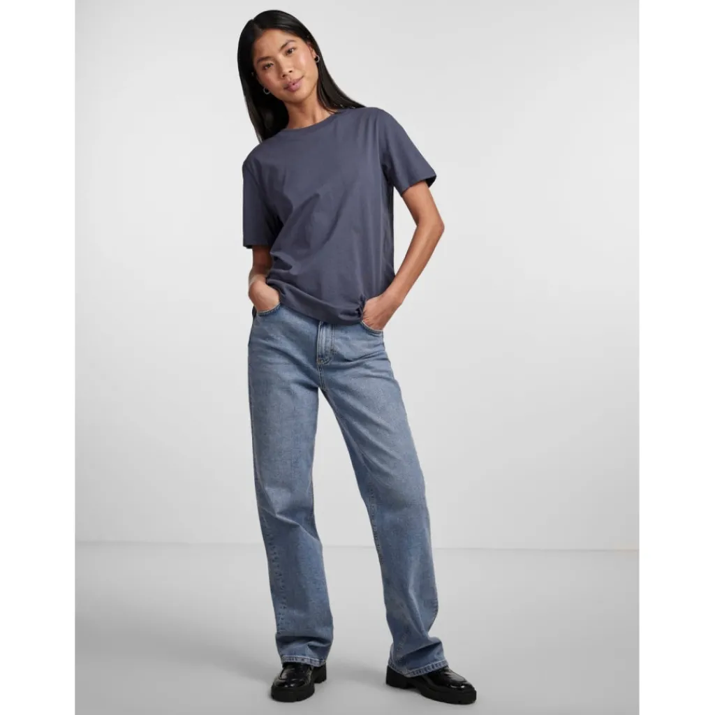 PIECES dame t-shirt PCRIA - Ombre Blue Online