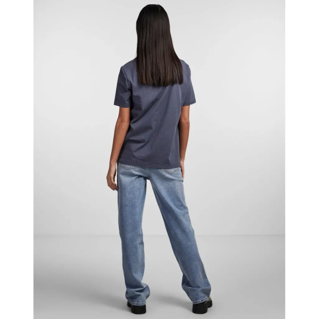 PIECES dame t-shirt PCRIA - Ombre Blue Online