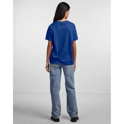 PIECES dame t-shirt PCRIA - Mazarine Blue