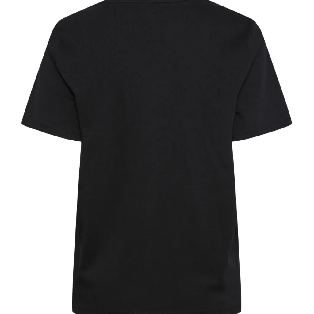 PIECES dame t-shirt PCRIA - Black Discount