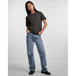 PIECES dame t-shirt PCRIA - Black Discount