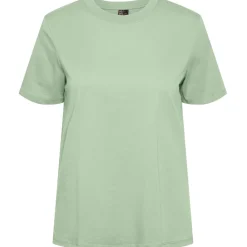 PIECES dame t-shirt PCRIA - Quiet Green Clearance