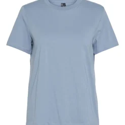 PIECES dame t-shirt PCRIA - Faded denim Best