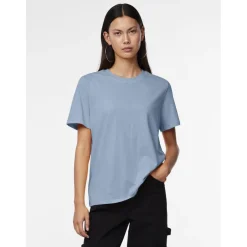 PIECES dame t-shirt PCRIA - Faded denim Best