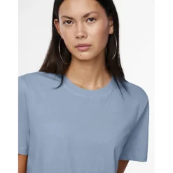 PIECES dame t-shirt PCRIA - Faded denim Best