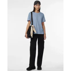 PIECES dame t-shirt PCRIA - Faded denim Best