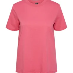 PIECES dame t-shirt PCRIA - Hot Pink Sale
