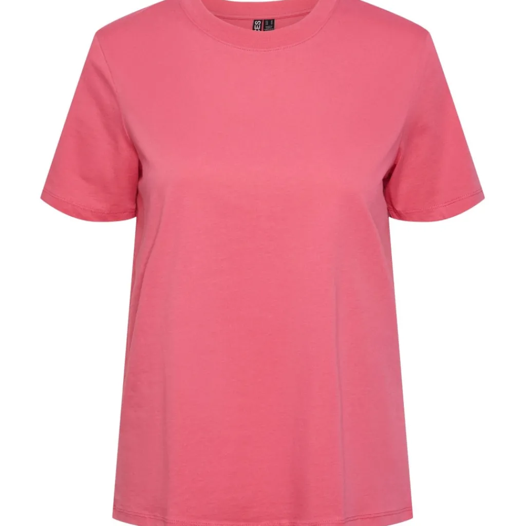 PIECES dame t-shirt PCRIA - Hot Pink Sale