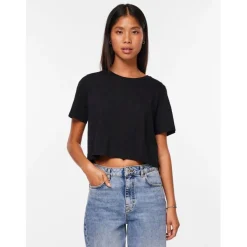 PIECES dame t-shirt PCSARA - Black Best