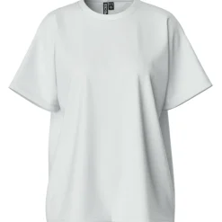 PIECES dame t-shirt PCSKYLAR - Bright White Best