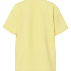 PIECES dame t-shirt PCSKYLAR - pale banana New