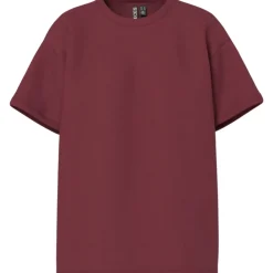 PIECES dame t-shirt PCSKYLAR - Tawny Port Sale