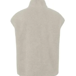 PIECES dame vest PCSADIA - Silver Gray Hot