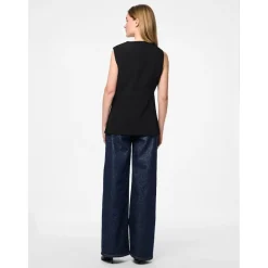 PIECES dame vest PCTEMPRE - Black Sale
