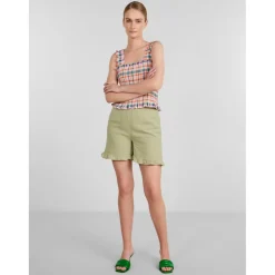 PIECES shorts PCLELOU - Swamp Hot