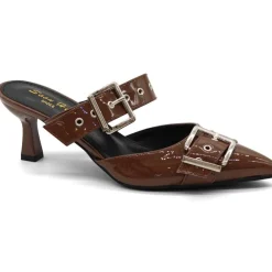 SHOES Randi dame stiletter L2-79 - Brown Clearance